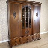 Oak Bookcase in Brown, 1930s