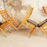 Set de 4 chaises scandinave vintage