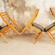 Set de 4 chaises scandinave vintage