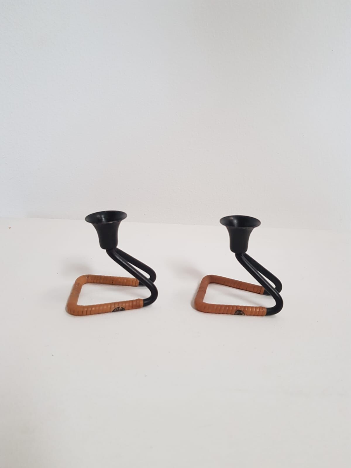 Pair of candlesticks Laurids Lonborg Denmark 60s