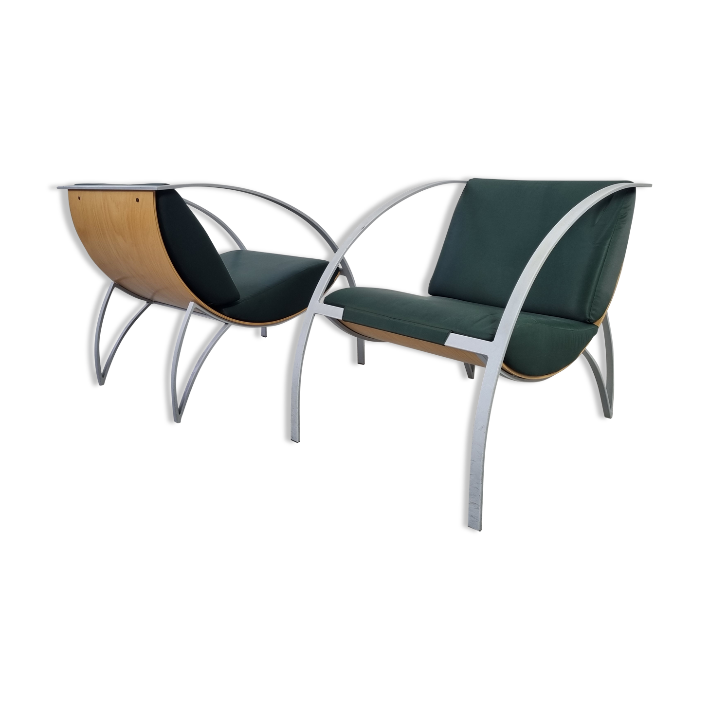 Pair of armchairs "Karlo" by Karl Friedrich Foster for KFF, 90s