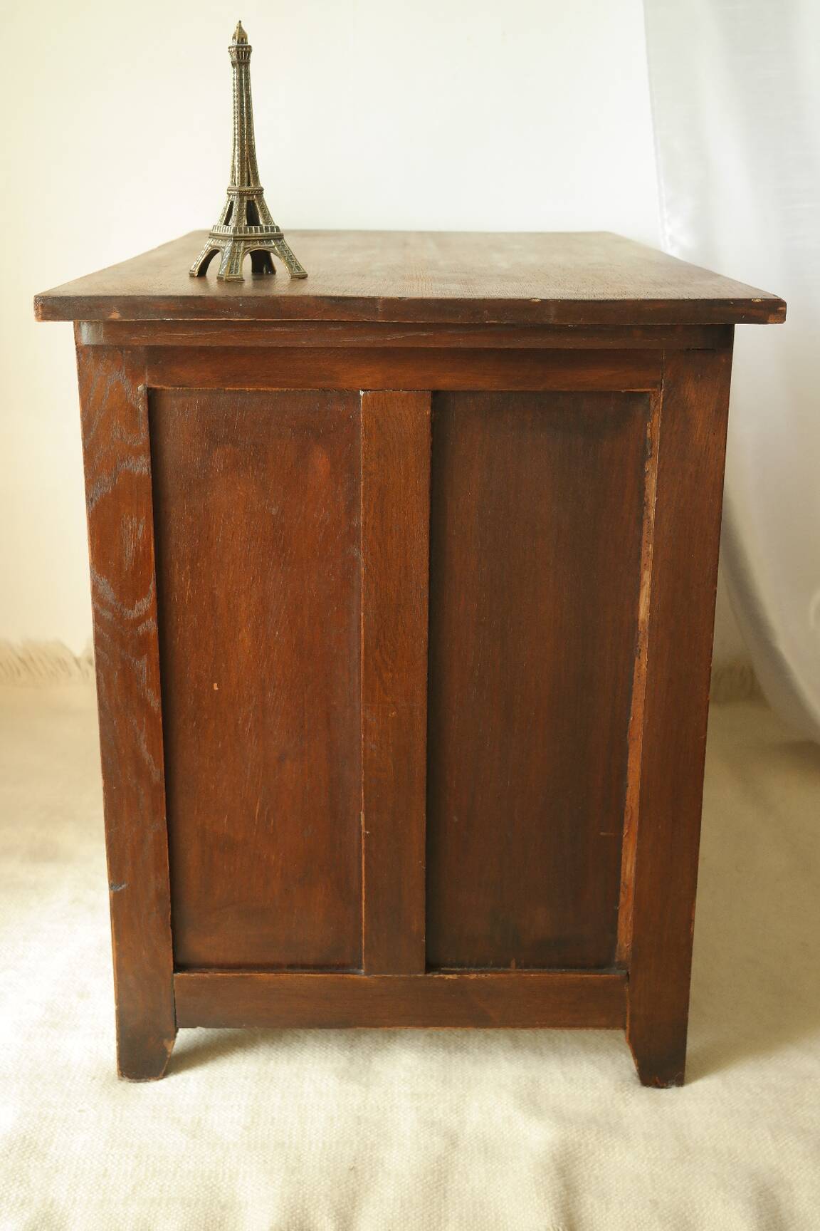 Vintage oak pedestal desk
