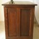 Vintage oak pedestal desk