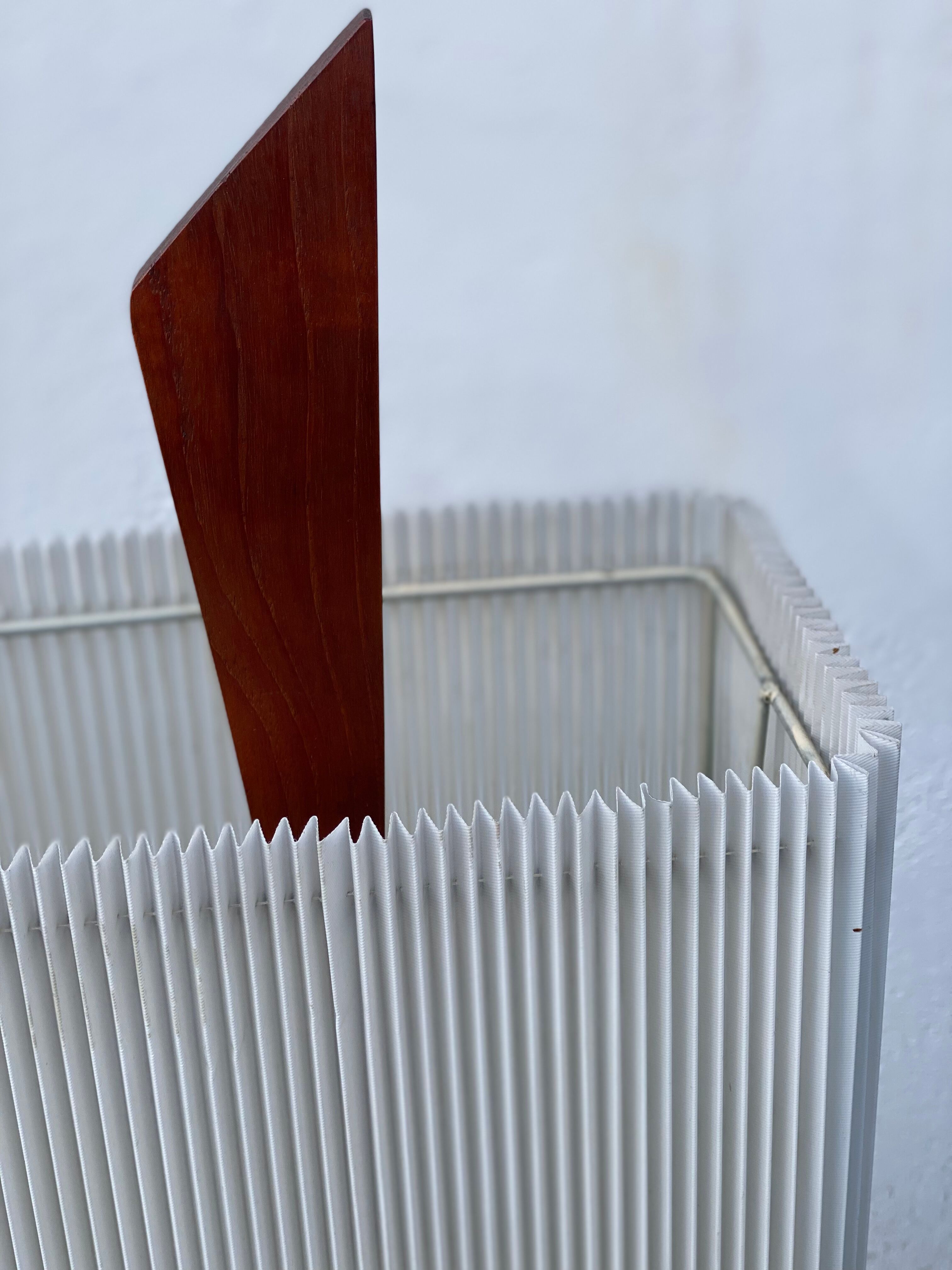 Vintage teak floor lamp