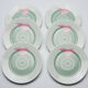 6 dessert plates Hermès Peonies 16 cm