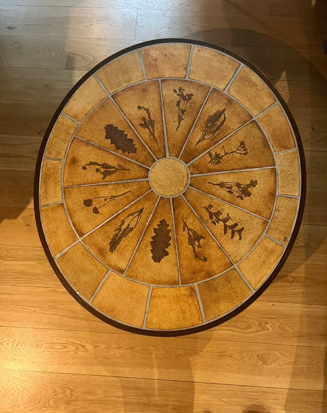 Oval coffee table Roger Capron