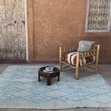 Moroccan carpet Beni Ouarain beige - 208 x 256 cm