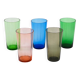 Set of coloured glasses, Finnish design, 1950s, designer: Tapio Wirkkala