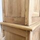 Antique two-body buffet in solid wood (restored)