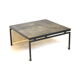 Vintage brutalist coffee table in slate in the style of P. Kingma, made in the 1970s.