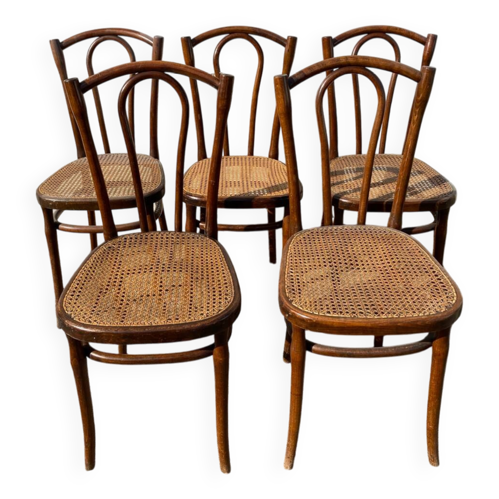Set de 5 chaises fischel épingles