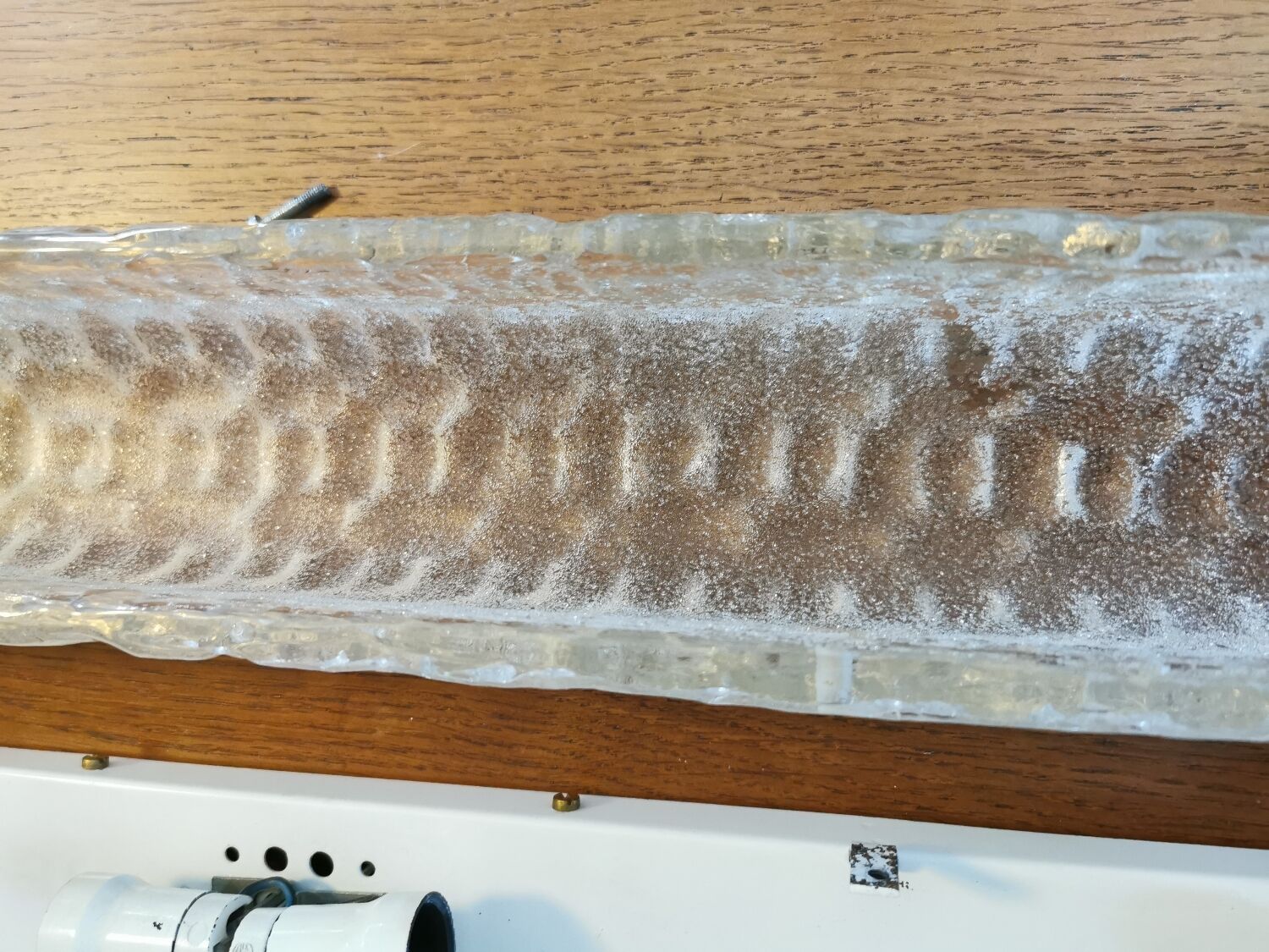 Applique Hustadt leuchten, verre Murano 3 feux