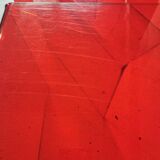 Red plexiglass nesting tables