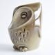 Ceramic owl treasure chest by Ditmar Urbach, 1960s.