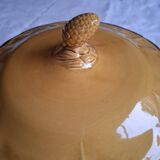 Ochre earthenware soup tureen/vegetable dish from Haute Provence