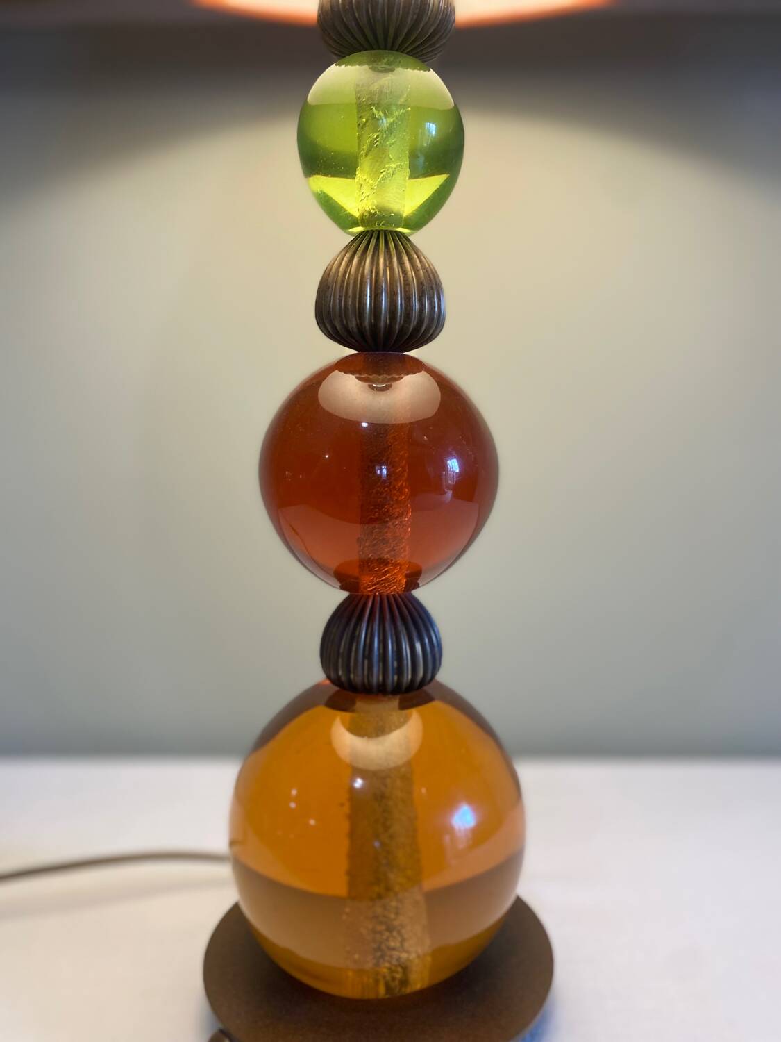 Large vintage decorative lamp