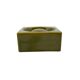 Mid-century green ceramic ashtray, Sicart Italy 1969