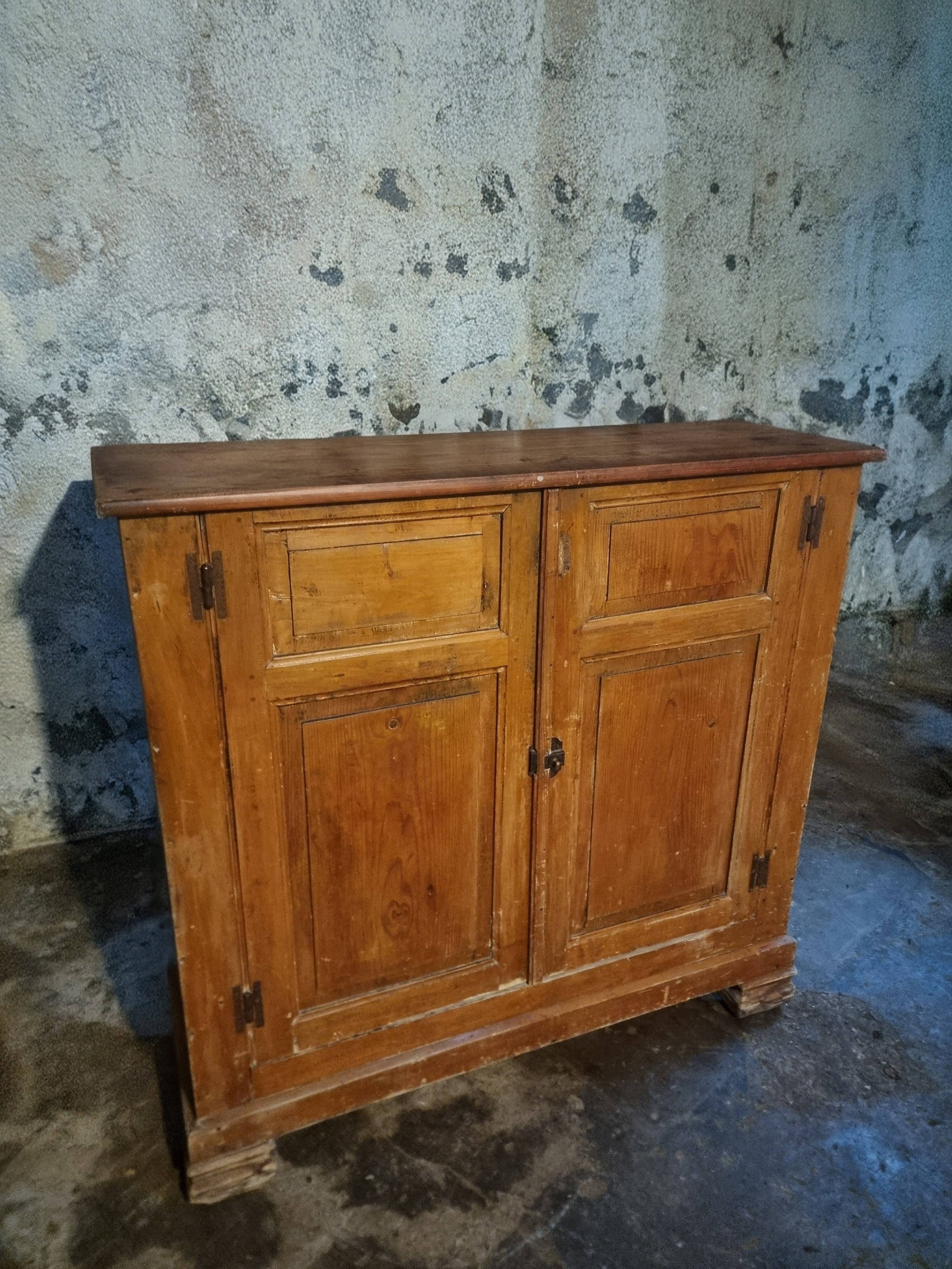 Vintage French workshop cabinet, circa 1920–1940