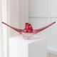 Large Murano bowl Flavio Poli - Pink Sommerso - Mid-Century - 1970s