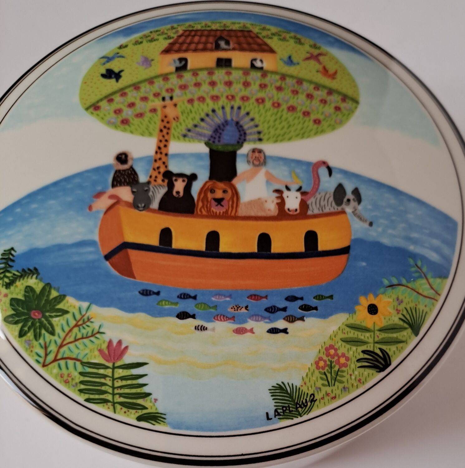 Large Bonbonnière Villeroy and Boch Noah's Ark