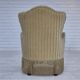 1970s, pair of Danish armchairs, original condition, green furniture velour.