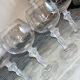 Service de 12 verres à pied sculptural féminin