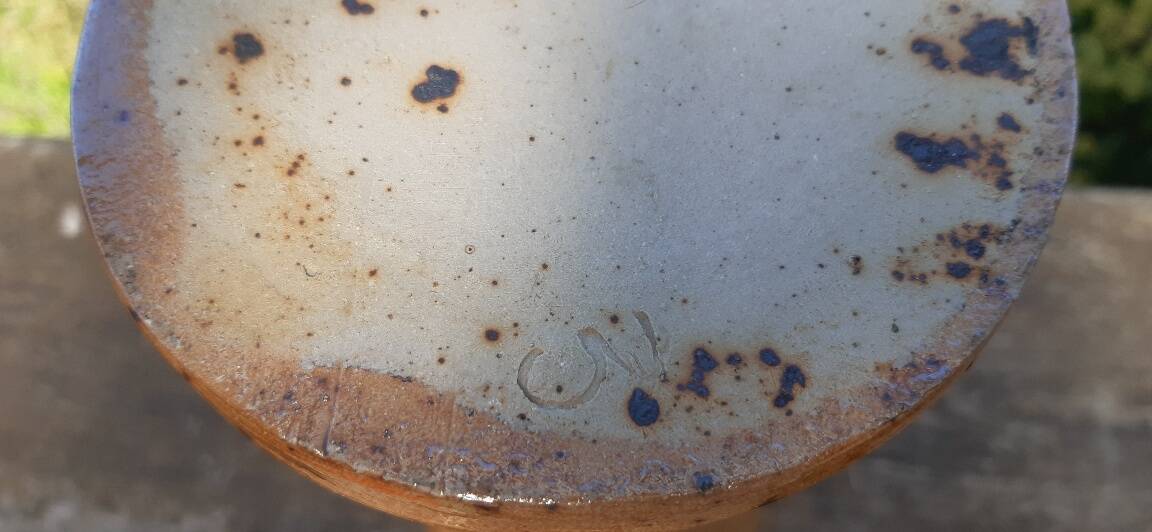 Pyrite stoneware water pitcher from France, 1960s/1970s