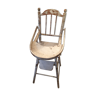 Toy "old" high chair for doll