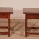 pair of Spanish walnut bedside tables or side tables