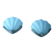 Pair of art deco style shell wall lights from the 60s/70s