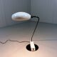 Italian desk lamp in white & black, 1980’s
