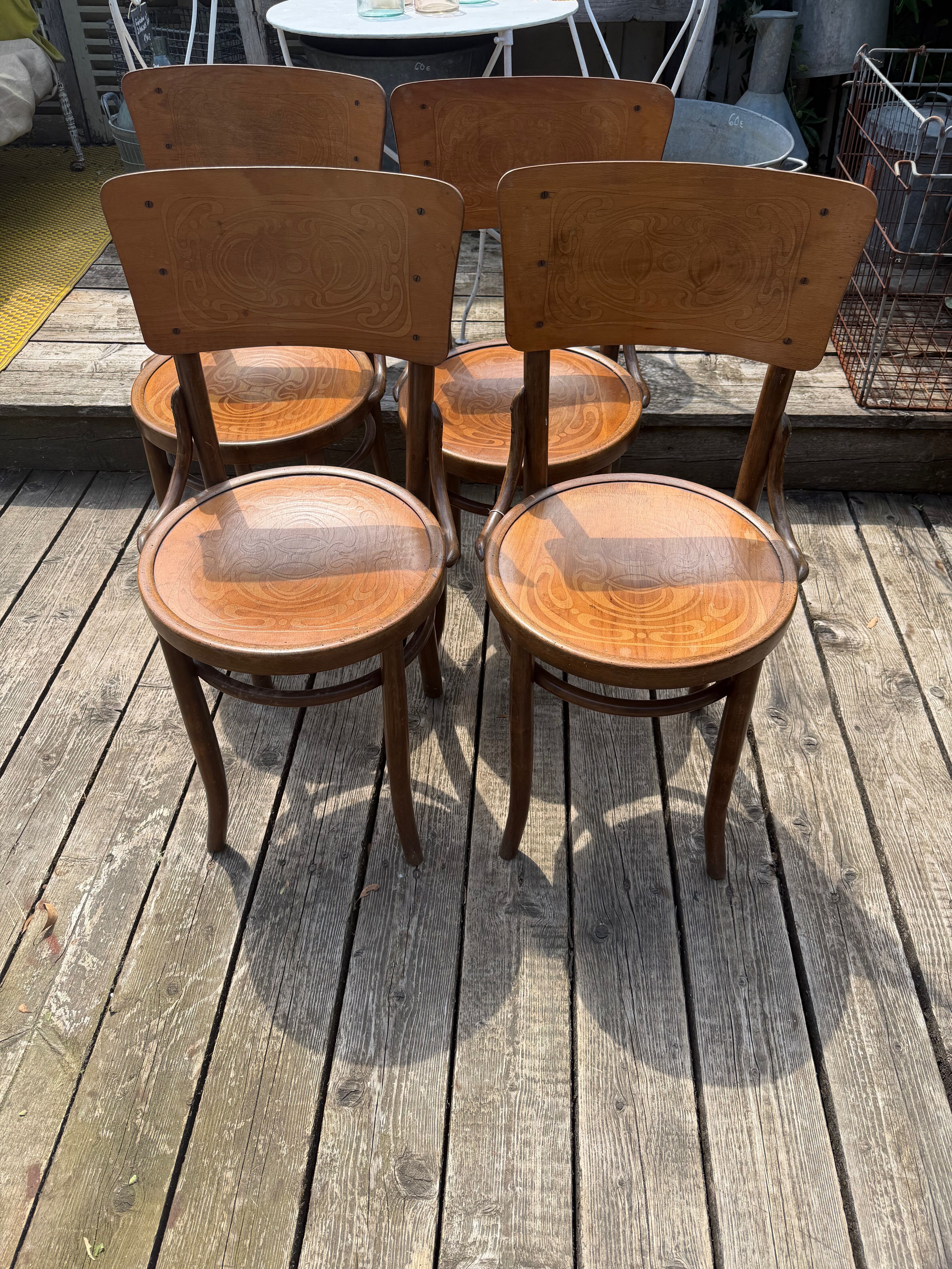 American bistro chairs 1940