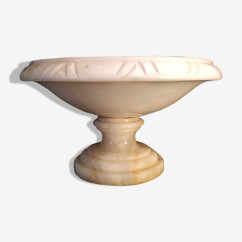 Old alabaster standing cup