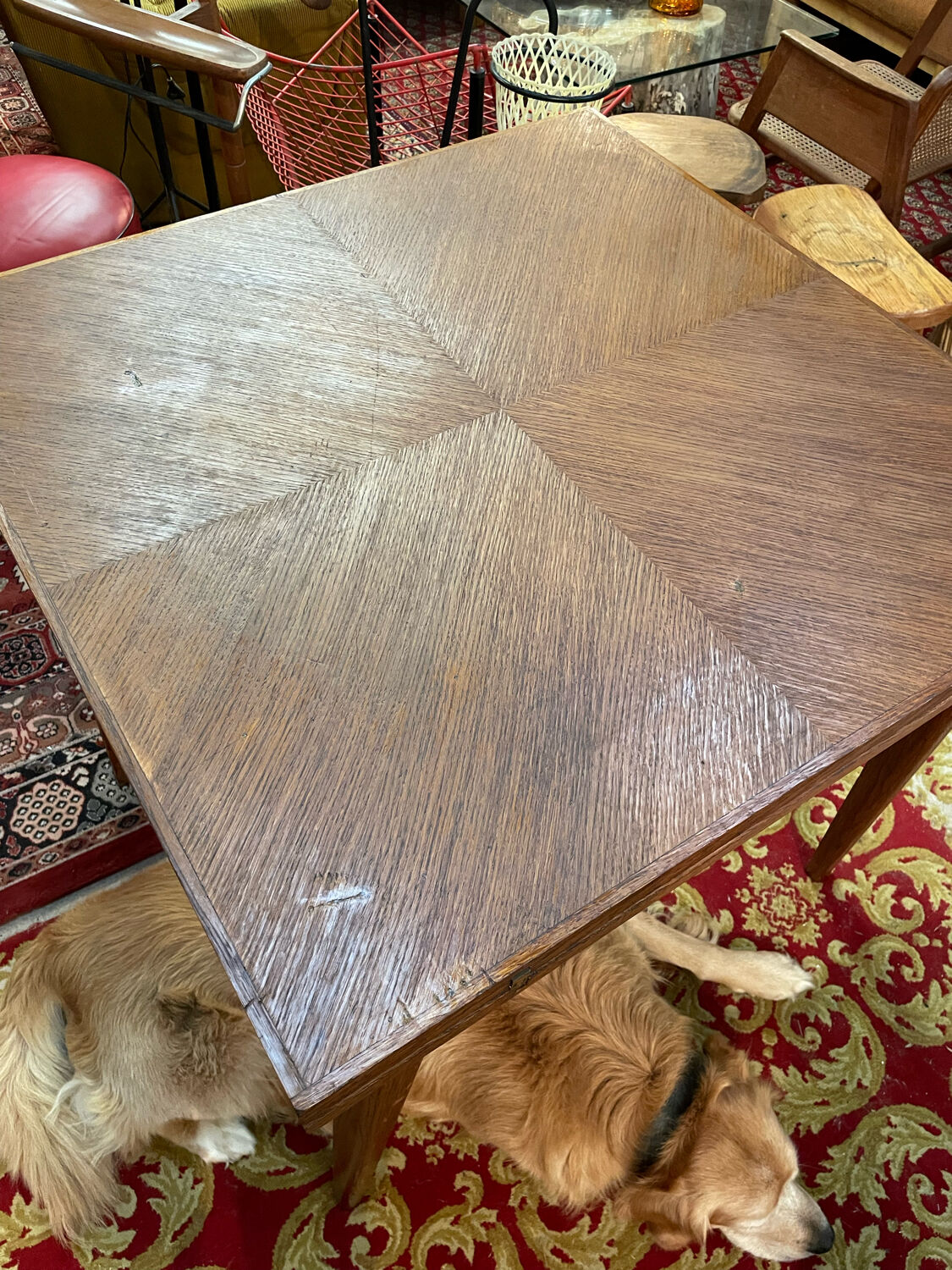 Vintage square portfolio table ep 50/60