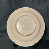 Nevers, earthenware dish willow decoration and eighteenth century pagodas