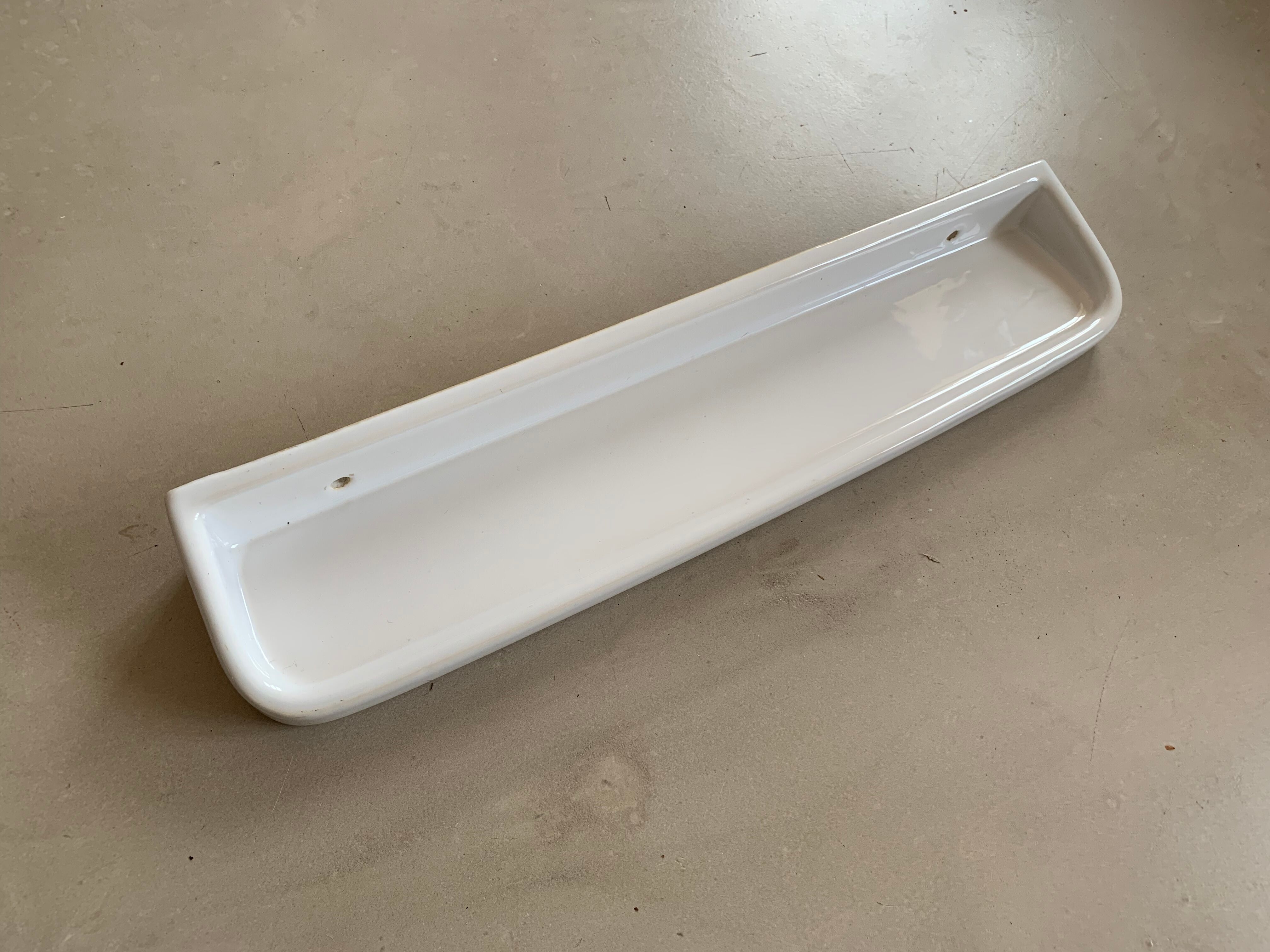 Antique bathroom shelf