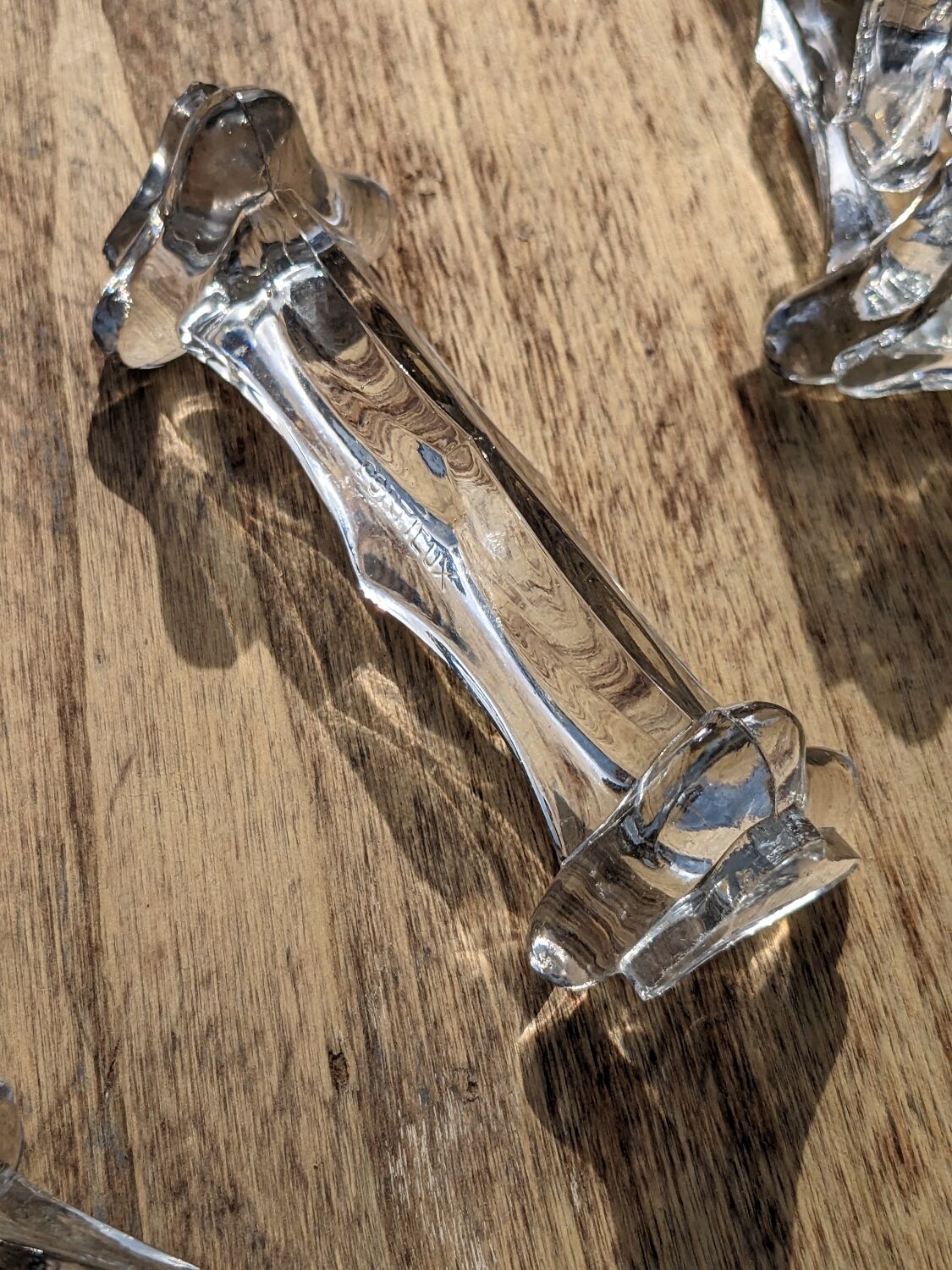 Set of 6 crystal knife holder