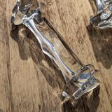 Lot de 6 porte couteaux en cristal
