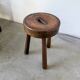 Three-legged shepherd stool oak