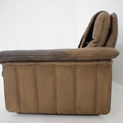 Canapé en cuir brun De Sede des années 1980, Suisse