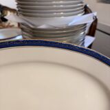 Old Oval Plate 34x23cm Limoges Porcelain Betoule & Legrand