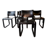 Set of six Mattéo Grassi chairs