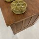 Oak and veneer counter or desk