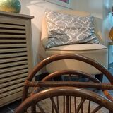 Dark bamboo magazine holders