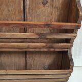 Wall shelf carries mail or spices