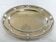 Large oval silver-plated metal platter by Wiskemann (Belgium - Brussels)