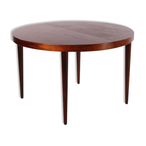Table modèle ovale de bois de