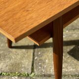 Scandinavian Teak Surfboard Coffee Table