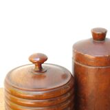 Two wooden boxes, 50s