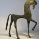 Cheval étrusque, bronze, figurine